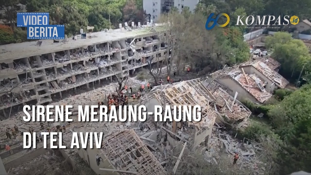 Youtube Thumnail image of : Balas Serangan AS, Rudal Iran Hujani Langit Israel