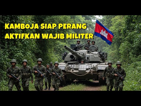 Youtube Thumbnail image of : NYARIS PERANG DENGAN THAILAND, KAMBOJA KINI AKTIFKAN WAJIB MILITER BAGI SEMUA RAKYATNYA