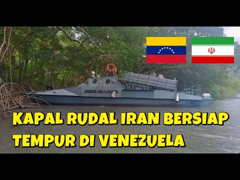 Youtube Thumbnail image of : BERSIAP PERANG VENEZUELA TUMPUK KAPAL SPEEDBOAT IRAN DENGAN RUDAL ANTI KAPAL DI PESISIR